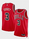 Men's Chicago Bulls #3 Josh Giddey Red Icon Edition Stitched Basketball Jersey Dzhi,baseball caps,new era cap wholesale,wholesale hats